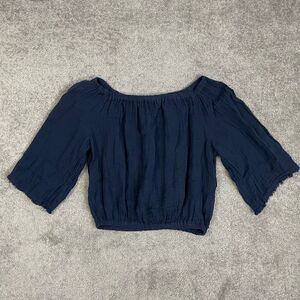 NWOT Michael Stars LA Raglan Style Crop Top Shirt Blouse Women’s Small